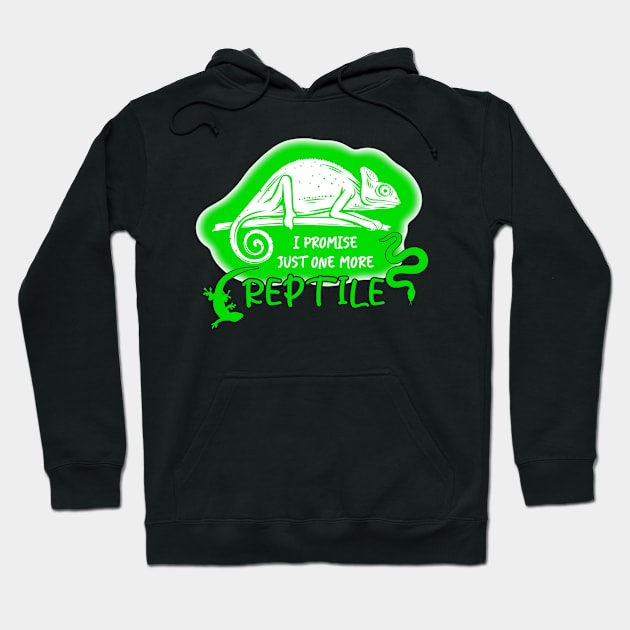 I Promise Just one more reptile Hoodie by Nasher Designs